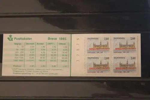 Dänemark Markenheft MH  400 Jahre Schloss Kronenborg, 5.9.1985; MiNr. 846, MNH