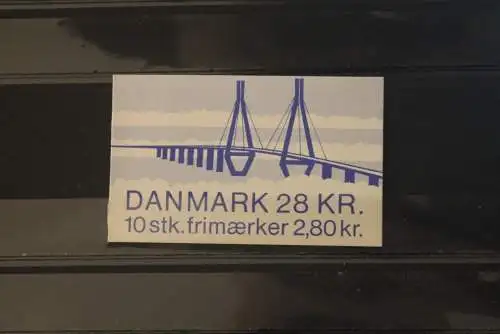 Dänemark Markenheft MH  Eröffnung Faro-Brücke, 21.5.1985; MiNr. 839, MNH