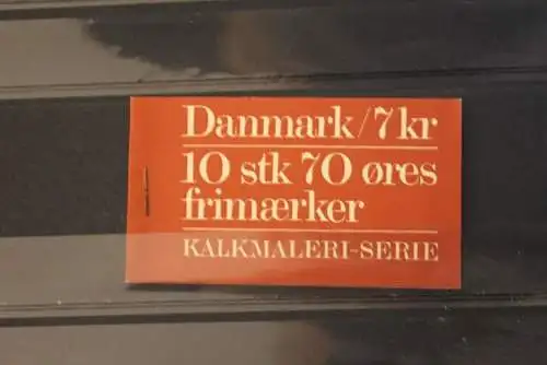 Dänemark Markenheft MH  Kalkmalereien, 28.11.1973; MiNr. 552, MNH