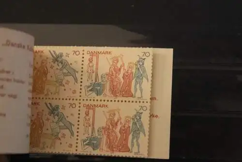 Dänemark Markenheft MH  Kalkmalereien, 28.11.1973; MiNr. 552, MNH