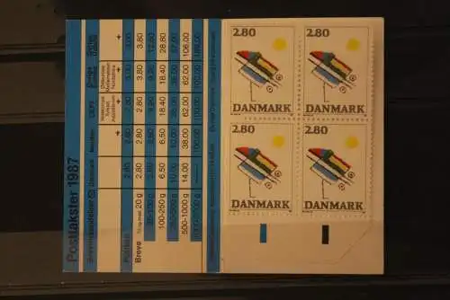 Dänemark Markenheft MH  Zeitgenössische Kunst (IV), 24.9.1987; MiNr. 901, MNH