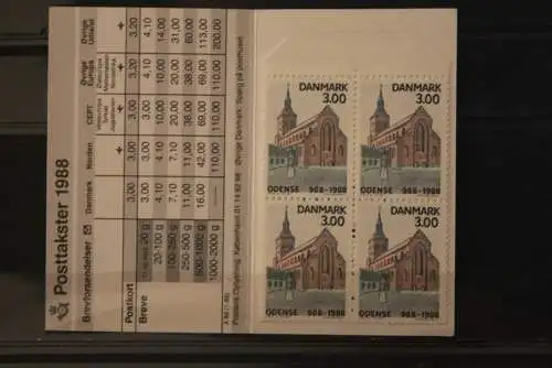 Dänemark Markenheft MH  1000 Jahre Odense  10.3.1988; MiNr. 917, MNH