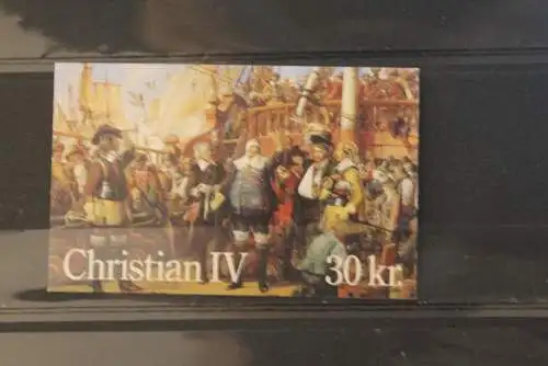 Dänemark Markenheft MH König Christian IV.; 18.2.1988, MiNr. 914, MNH