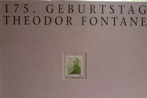 Deutschland Atelier Edition der POST 1994:175. Geburtstag Theodor Fontane; MiNr. 1767