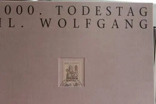 Deutschland Atelier Edition der POST 1994: 1000 Todestag des hl. Wolfgang ; MiNr. 1762