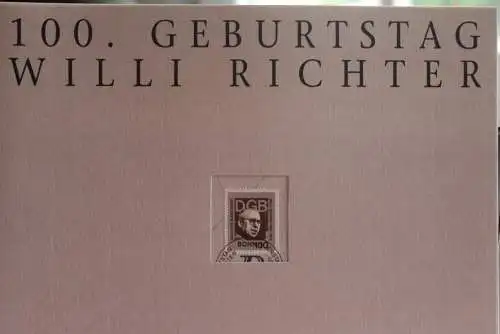 Deutschland Atelier Edition der POST 1994: 100. Geburtstag Willi Richter; MiNr. 1753