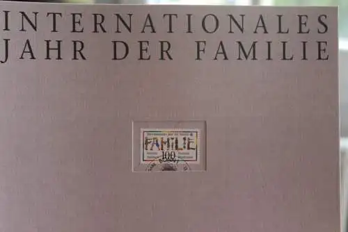 Deutschland Atelier Edition der POST 1994: Intern. Jahr der Familie;  MiNr. 1711