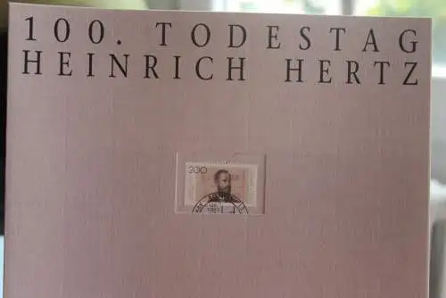 Deutschland Atelier Edition der POST 1994: 100. Todestag Heinrich Hertz;  MiNr. 1710