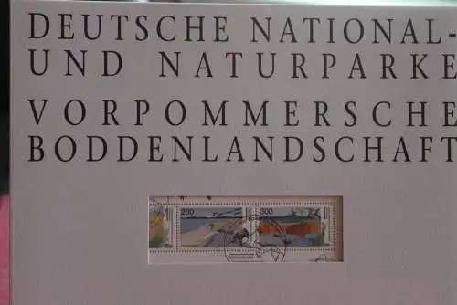 Deutschland Atelier Edition der POST 1996:Deutscher National- und Naturpark:Vorpommersche Boddenlandschaft;  MiNr. Block