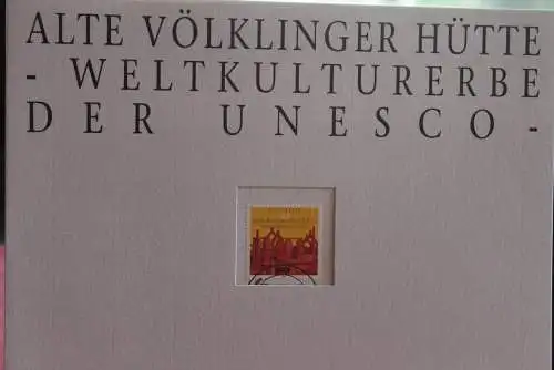 Deutschland Atelier Edition der POST 1996: Alte Völklinger Hütte - Weltkulturerbe der UNESCO;  MiNr. 1875