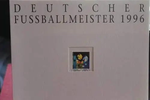 Deutschland Atelier Edition der POST 1996: Deutscher Fußballmeister 1996: Borussia Dortmund;  MiNr. 1879