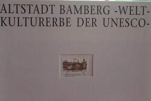 Deutschland Atelier Edition der POST 1996: Altstadt Bamberg - Weltkulturerbe der UNESCO;  MiNr. 1881