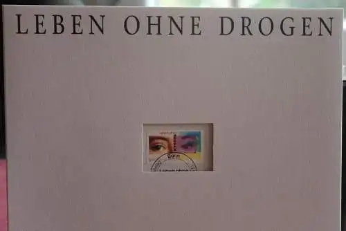 Deutschland Atelier Edition der POST 1996: Leben ohne Drogen;  MiNr. 1882