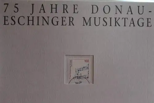 Deutschland Atelier Edition der POST 1996: 75 Jahre Donaueschinger Musiktage;  MiNr. 1890