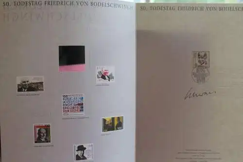 Deutschland Atelier Edition der POST 1996: 50. Todestag von Friedrich von Bodelschwingh;  MiNr. 1835