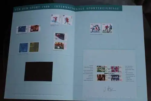 Deutschland Atelier Edition der POST 1998: Sporthilfe:Olympische Winterspiele Nagano; MiNr. 1968-71