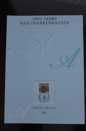 Deutschland Atelier Edition der POST 1998: 1000 Jahre Bad Frankenhausen; MiNr. 1978