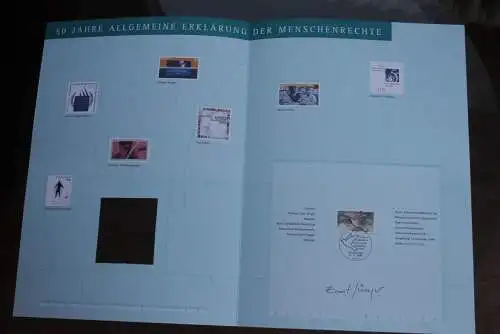 Deutschland Atelier Edition der POST 1998:Allgemeine Menschenrechte; MiNr. 2026