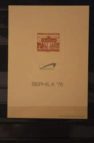 VIGNETTE; Deutsche Post - Berlin BEHILA '75