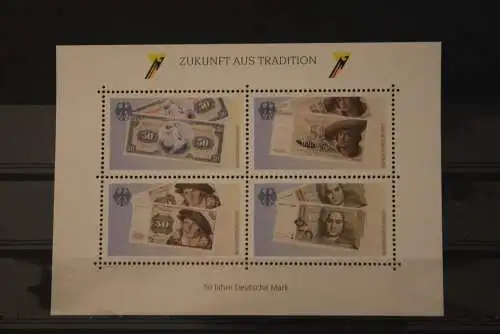 VIGNETTE; BRD  50 Jahre Deutsche Mark