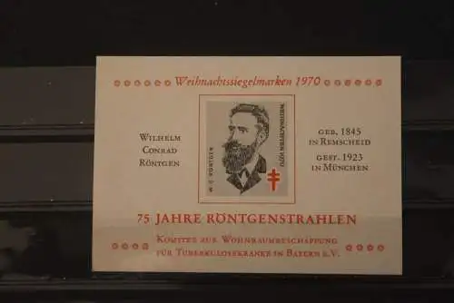 VIGNETTE; BRD 75 Jahre Röntgenstrahlen, 1970