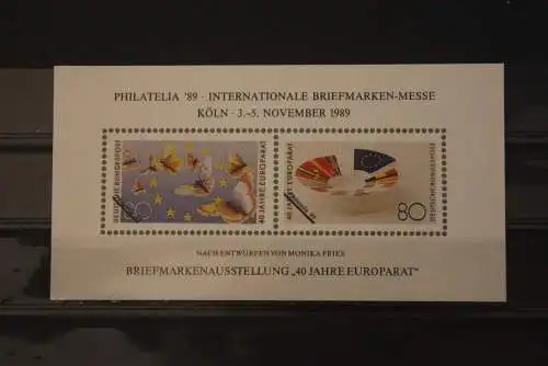 VIGNETTE; BRD Philatelia '89 Köln "40 Jahre Europarat"