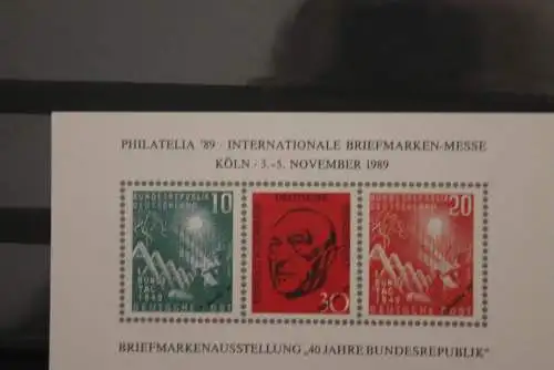 VIGNETTE; BRD, Vignette zur Philatelia '89 "40 Jahre BRD"