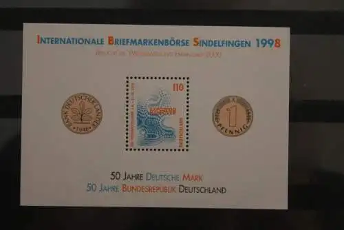 VIGNETTE; BRD, Vignette zur Briefmarkenbörse Sindelfingen 1998