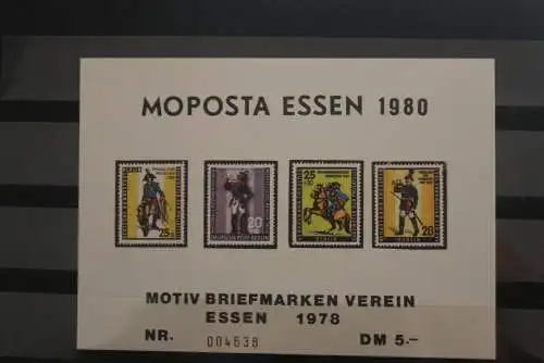 VIGNETTE; BRD MOPOSTA Essen 1980. nummeriert