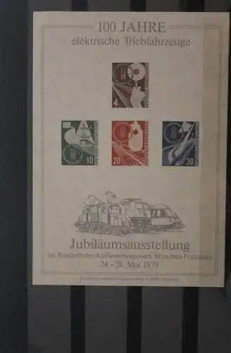 VIGNETTE; BRD Bundesbahnausstellung 1979 München