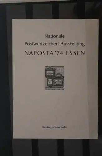 VIGNETTE; BRD UPU 1974 zur NAPOSTA '74 Essen