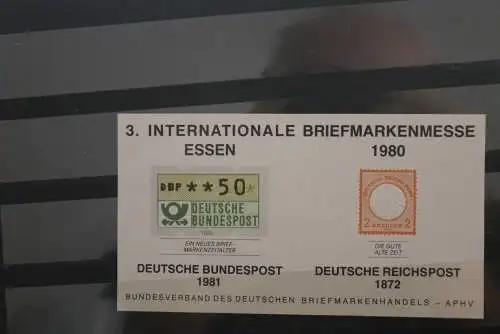 VIGNETTE; BRD ATM 1 und 2 Kreuzer zur Messe Essen 1980