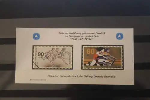 Vignette:BRD/Berlin;Für den Sport,Offizieller Druck der Deutsche Sporthilfe 1982