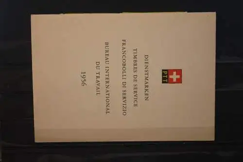 Schweiz 1956,  PTT- Sammelheft  Nr. 3; BIT;  22.10.1956; ESST