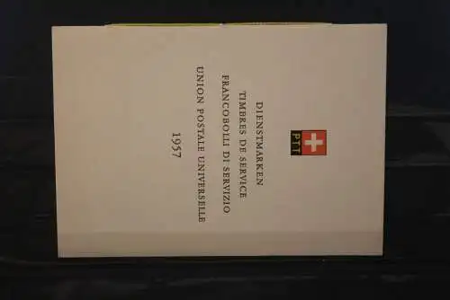 Schweiz 1957,  PTT- Sammelheft  Nr. 10; UPU; 16.9.1957; ESST