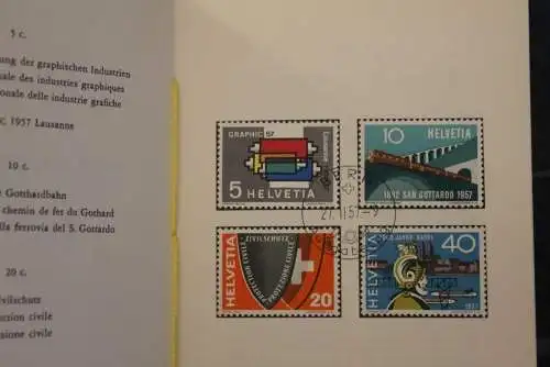 Schweiz 1957,  PTT- Sammelheft  Nr. 6; 27.2.1957; ESST