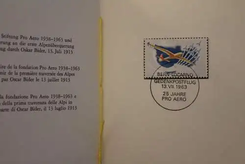 Schweiz 1963,  PTT- Sammelheft  Nr. 56; Pro Aero; 1.6.1963; ESST