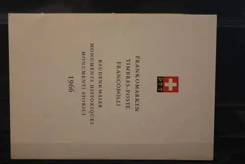 Schweiz 1966,  PTT- Sammelheft  Nr. 73; 21.2.1966; ESST