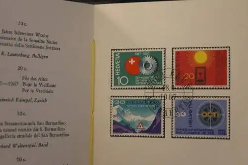 Schweiz 1967,  PTT- Sammelheft  Nr. 82; 18.9.1967; ESST