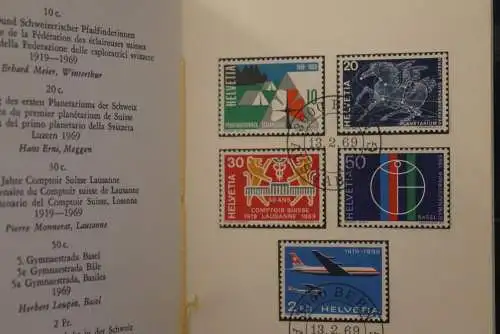 Schweiz 1969,  PTT- Sammelheft  Nr. 90; 13.2.1969; ESST