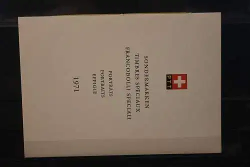 Schweiz 1971,  PTT- Sammelheft  Nr. 107; 23.9.1971; ESST