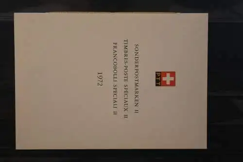 Schweiz 1972,  PTT- Sammelheft  Nr. 113; 21.9.1972; ESST