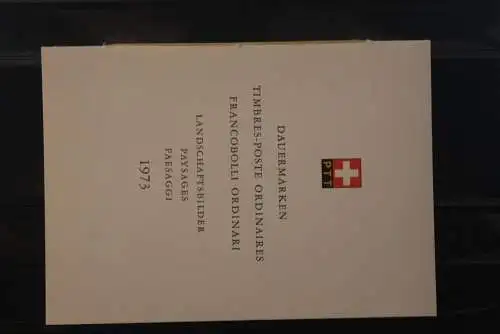 Schweiz 1973,  PTT- Sammelheft  Nr. 123; 30.8.1973; ESST