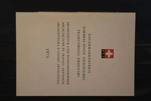 Schweiz 1973,  PTT- Sammelheft  Nr. 117; 15.2.1973; ESST