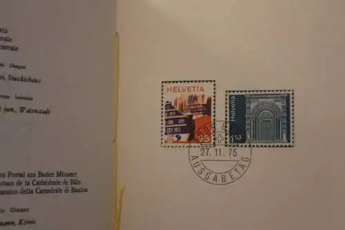 Schweiz 1975,  PTT- Sammelheft  Nr. 143; 27.11.1975; ESST