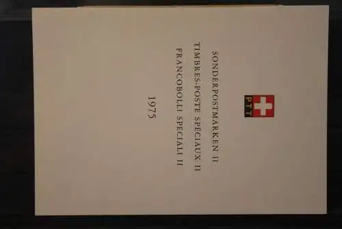 Schweiz 1975,  PTT- Sammelheft  Nr. 140; 11.9.1975;  ESST