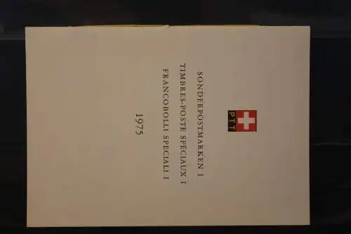 Schweiz 1975,  PTT- Sammelheft  Nr. 135; 13.2.1975;  ESST