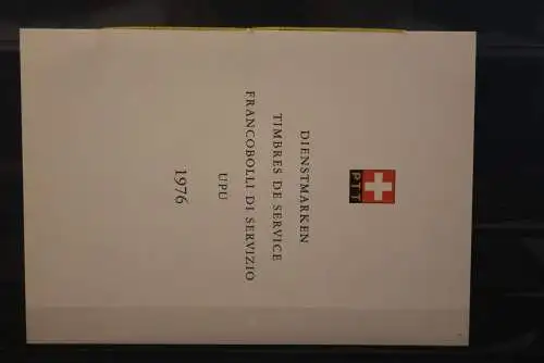 Schweiz 1976,  PTT- Sammelheft  Nr. 149; 16.9.1976; UPU; ESST