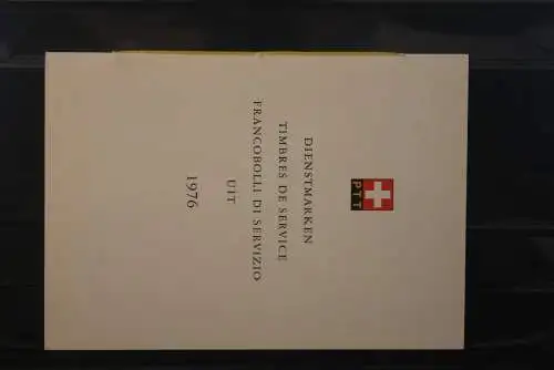 Schweiz 1976,  PTT- Sammelheft  Nr. 145; 12.2.1976; UIT; ESST