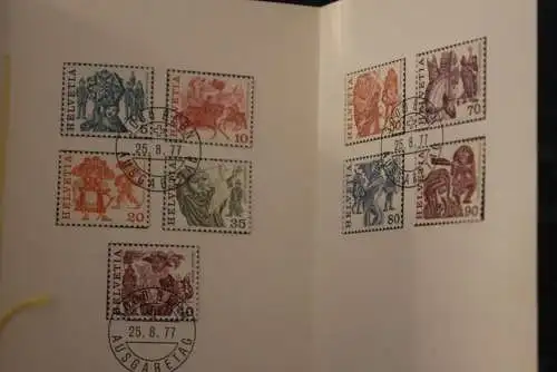 Schweiz 1977,  PTT- Sammelheft  Nr. 156; 25.8.1977; ESST